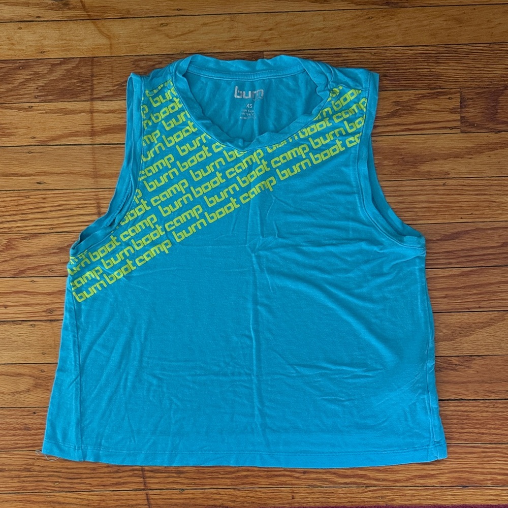 Burn Boot Camp Women's Blue Tank Top